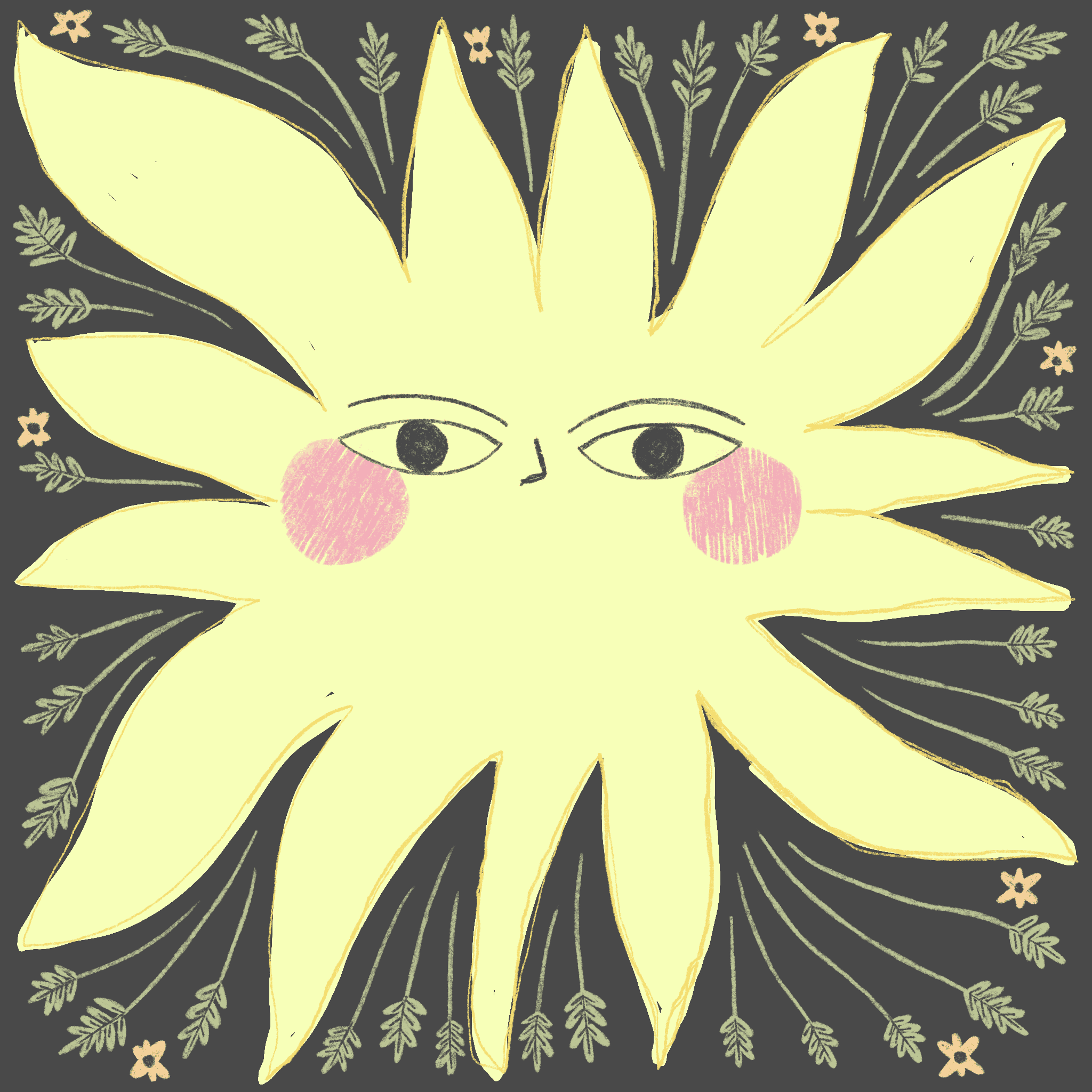 Œuvre Soleil curieux par Bérénice Duchemin