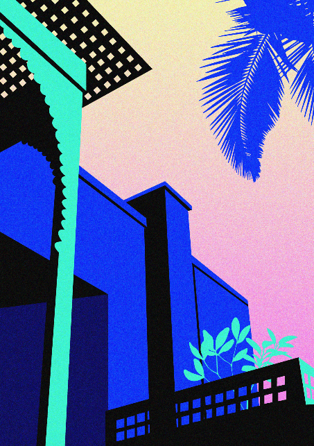 Œuvre Majorelle par Camille Dubois