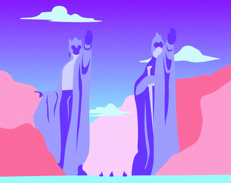 Œuvre Misty Towers par Camille Dubois