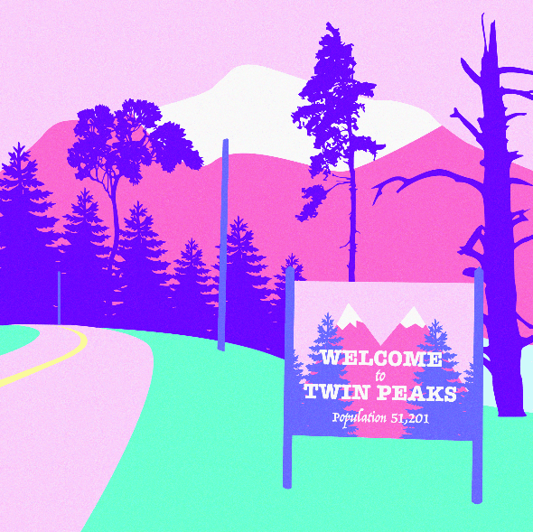 Œuvre Welcome To Twin Peaks par Camille Dubois