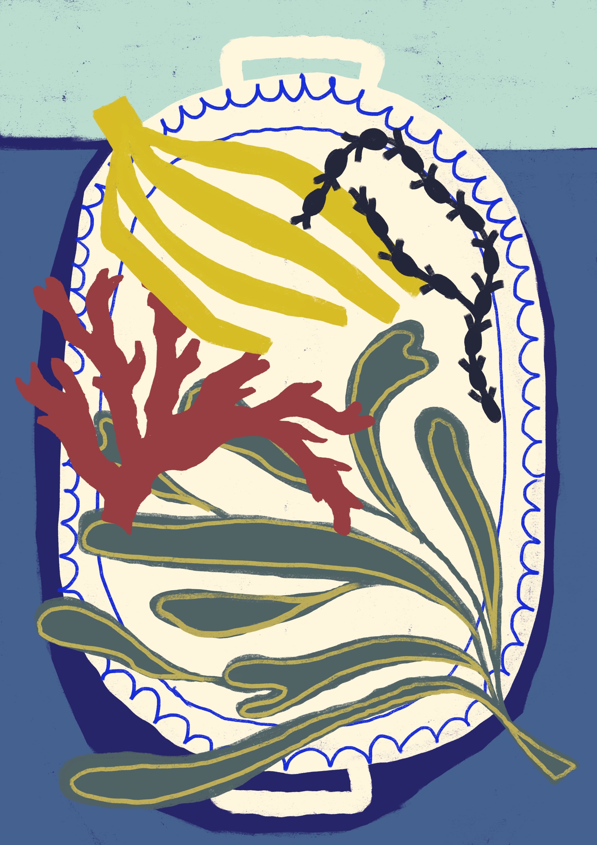 Création Salade d'algues par Bérénice Duchemin