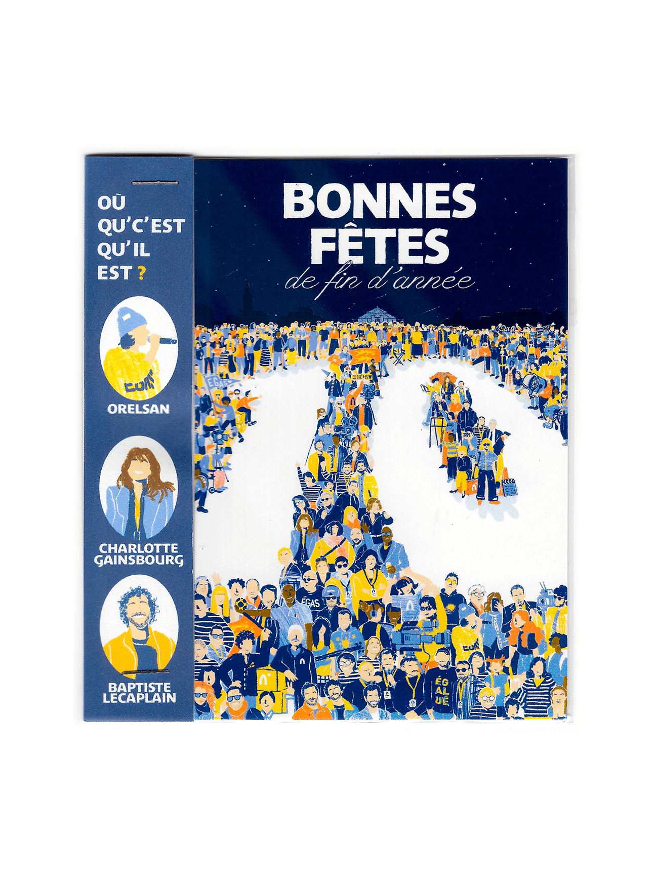 Carte postale - Bonnes fêtes ! + STICKER VALP