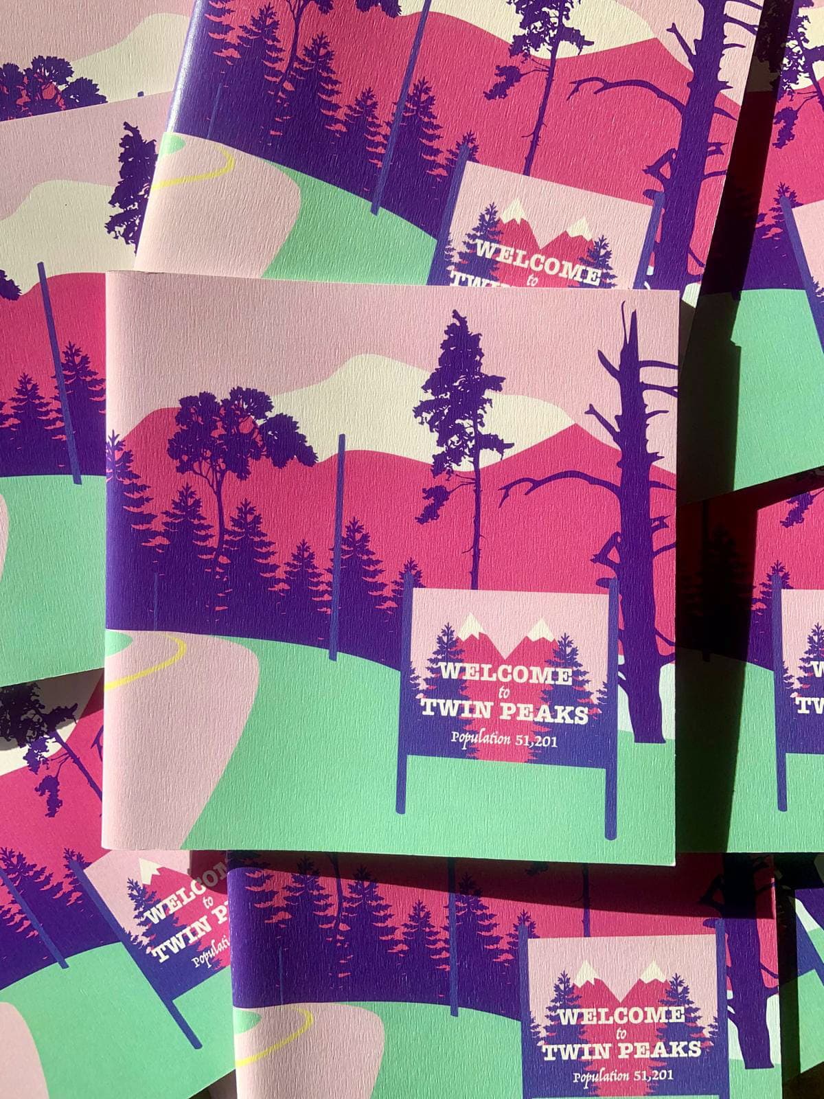 Œuvre Fanzine Twin Peaks par Camille Dubois